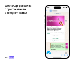 WhatsApp-рассылка BREFFI с приглашением хирургов и травматологов в Telegram-канал